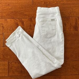Eddie Bauer Women's Crisp White Straight Crop Jeans 6Tall
